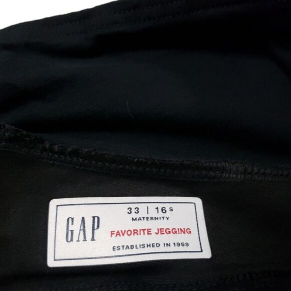 Gap Jeans Size 33 /16 Short Women's Gap Favorite Jegging Maternity Jeans Stretch - Picture 5 of 6